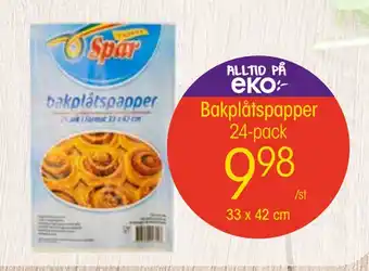 EKO Bakplåtspapper erbjuda