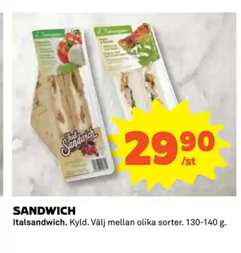 Coop Daglivs Sandwich erbjuda