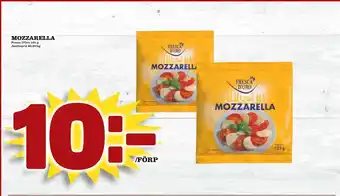 Supergrossen Mozzarella erbjuda