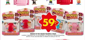 ÖoB Mouse in the house figurer 2-pack erbjuda