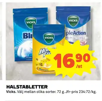 Coop Konsum Halstabletter erbjuda