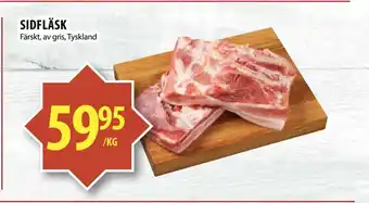 Matvärlden Tensta Sidfläsk erbjuda