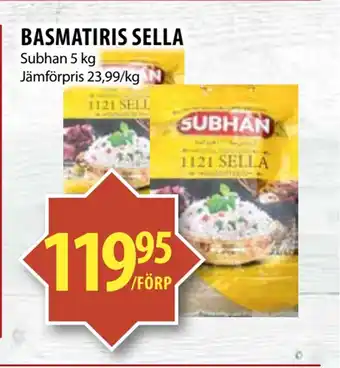 Matvärlden Tensta Basmatiris sella erbjuda