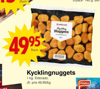 Matöppet Kycklingnuggets erbjuda