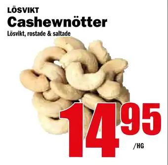 Matdax Cashewnötter erbjuda