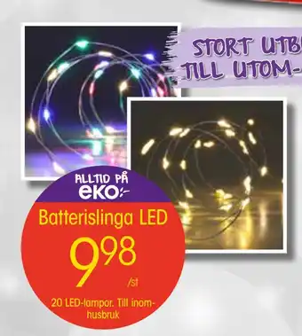 EKO Batterislinga led erbjuda