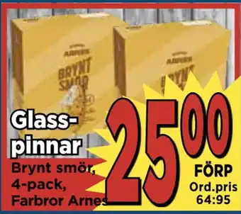 Supergrossen Glasspinnar erbjuda