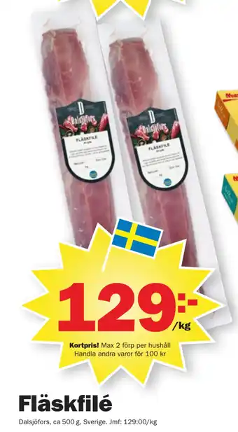 Pekås Fläskfilé erbjuda