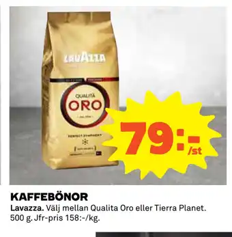 Coop Daglivs Kaffebönor erbjuda
