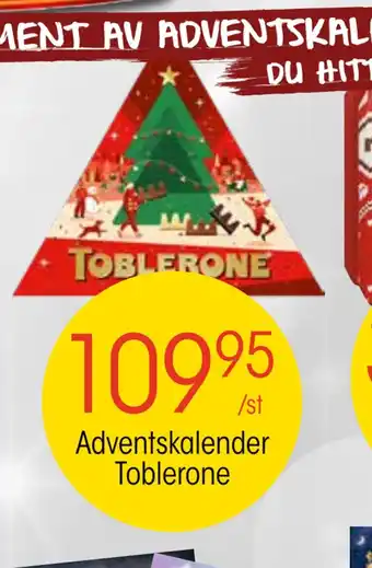 EKO Adventskalender toblerone erbjuda