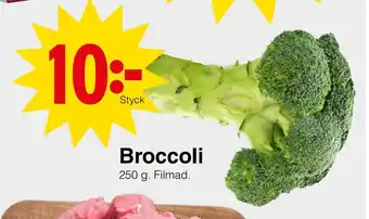Matöppet Broccoli erbjuda