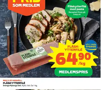 Coop Daglivs Fläskytterfilé erbjuda