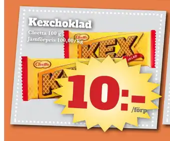 Bonum Matmarknad Kexchoklad erbjuda