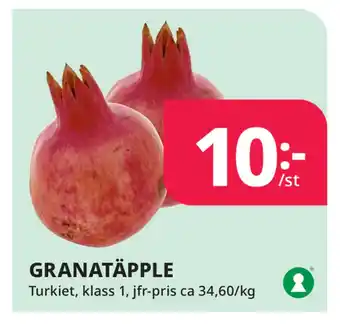 Tempo Granatäpple erbjuda