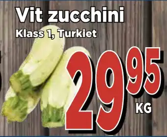 Supergrossen Vit zucchini erbjuda