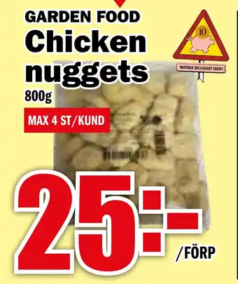 Matdax Chicken nuggets erbjuda