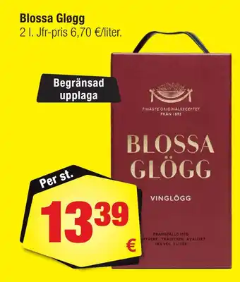 Calle Blossa gløgg erbjuda