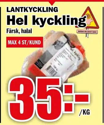 Matdax Hel kyckling erbjuda