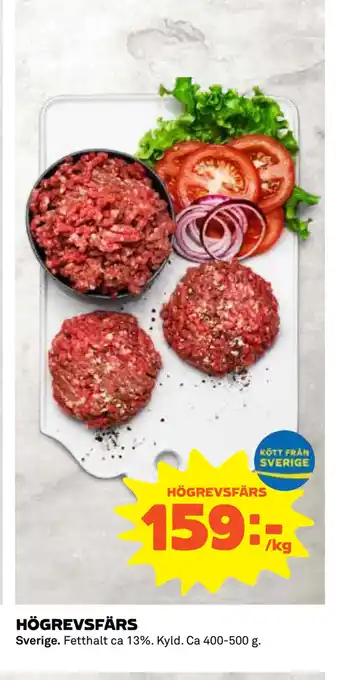 Coop Daglivs Högrevsfärs erbjuda