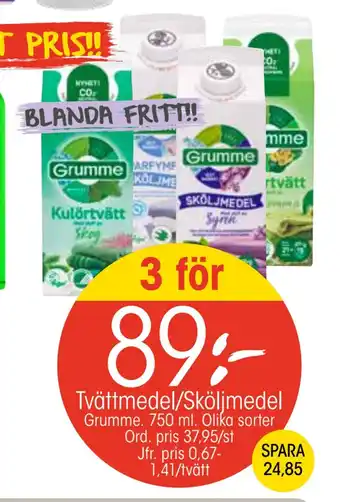 EKO Tvättmedel/sköljmedel erbjuda