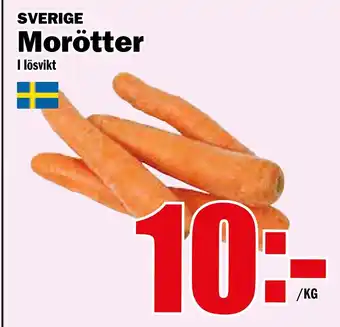 Matdax Morötter erbjuda