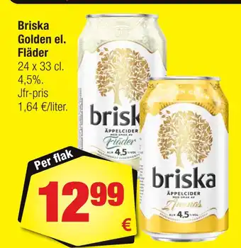 Calle Briska golden el. fläder erbjuda