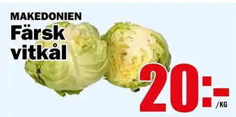 Matdax Färsk vitkål erbjuda