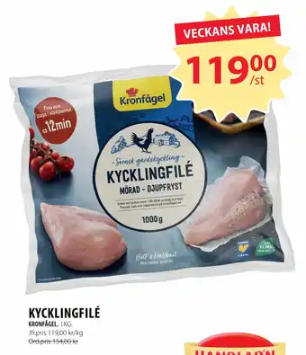 Handlar'n Kycklingfilé erbjuda