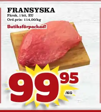 Supergrossen Fransyska erbjuda
