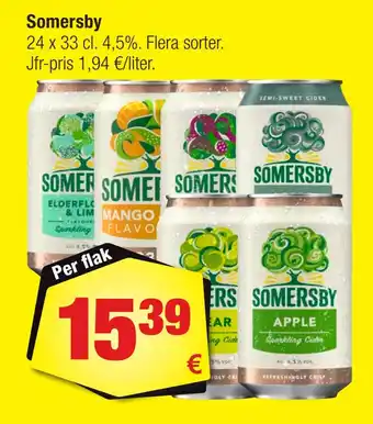Calle Somersby erbjuda