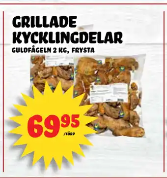 Nelins Grillade kycklingdelar erbjuda
