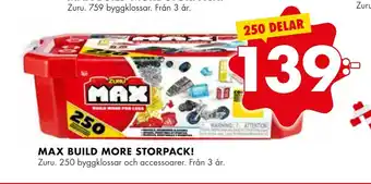 ÖoB Max build more storpack! erbjuda
