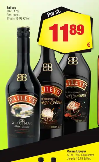 Calle Baileys erbjuda