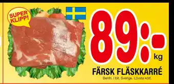 Nya Pulsen Färsk fläskkarré erbjuda