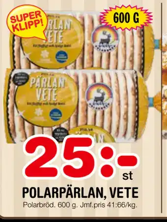 Nya Pulsen Polarpärlan, vete erbjuda