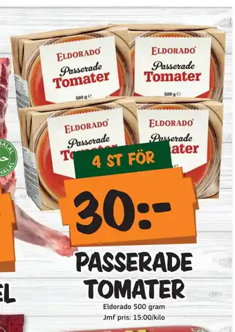 Bazaar Food market Passerade tomater erbjuda