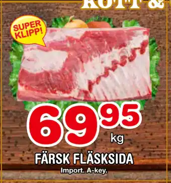 Nya Pulsen Färsk fläsksida erbjuda