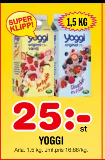 Nya Pulsen Yoggi erbjuda