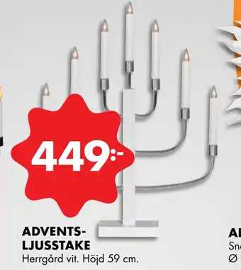 ÖoB Adventsljusstake erbjuda