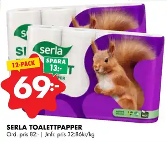 ÖoB Serla toalettpapper erbjuda