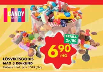 ÖoB Lösviktsgodis erbjuda