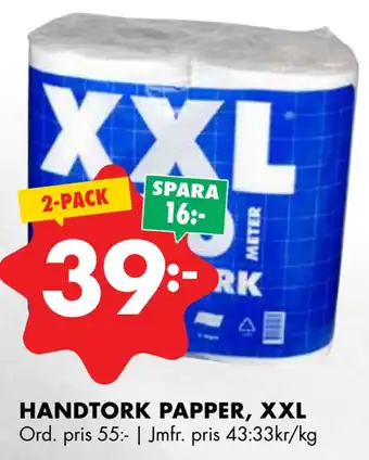 ÖoB Handtork papper, xxl erbjuda
