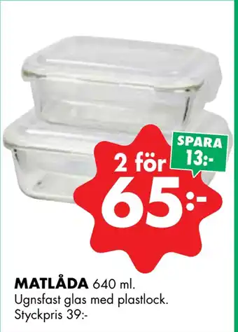 ÖoB Matlåda erbjuda