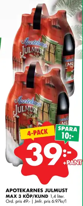 ÖoB Apotekarnes julmust erbjuda