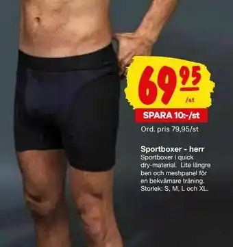 City Gross Sportboxer - herr erbjuda