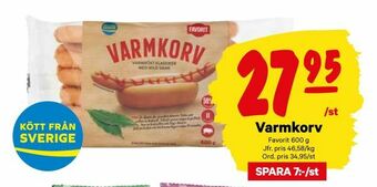 City Gross Varmkorv erbjuda