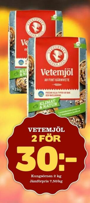 Nya Pulsen Vetemjöl erbjuda