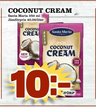 Coconut cream