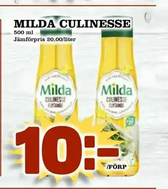 Nya Pulsen Milda culinesse erbjuda