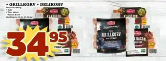 Nya Pulsen Grillkorv • delikorv erbjuda